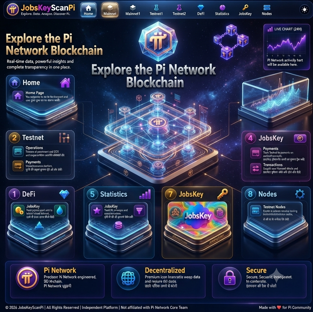 JOBSKEY Pi-Inspired 3D Presentation Visual