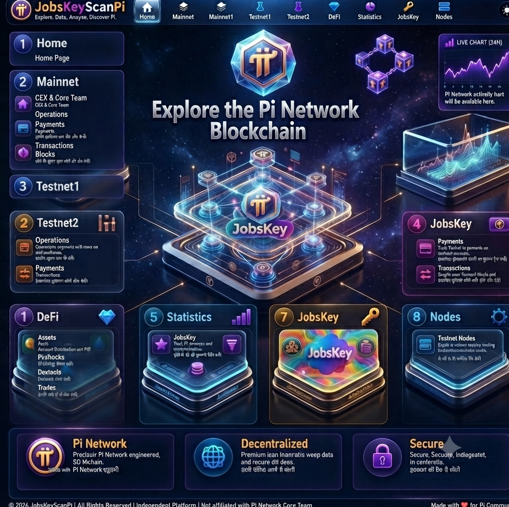 JOBSKEY Pi-Inspired 3D Presentation Visual